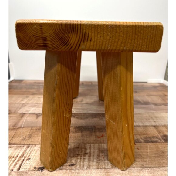 Handcrafted Wooden Step Stool With Humorous Inspirational Poem Decor - Picture 3 of 6